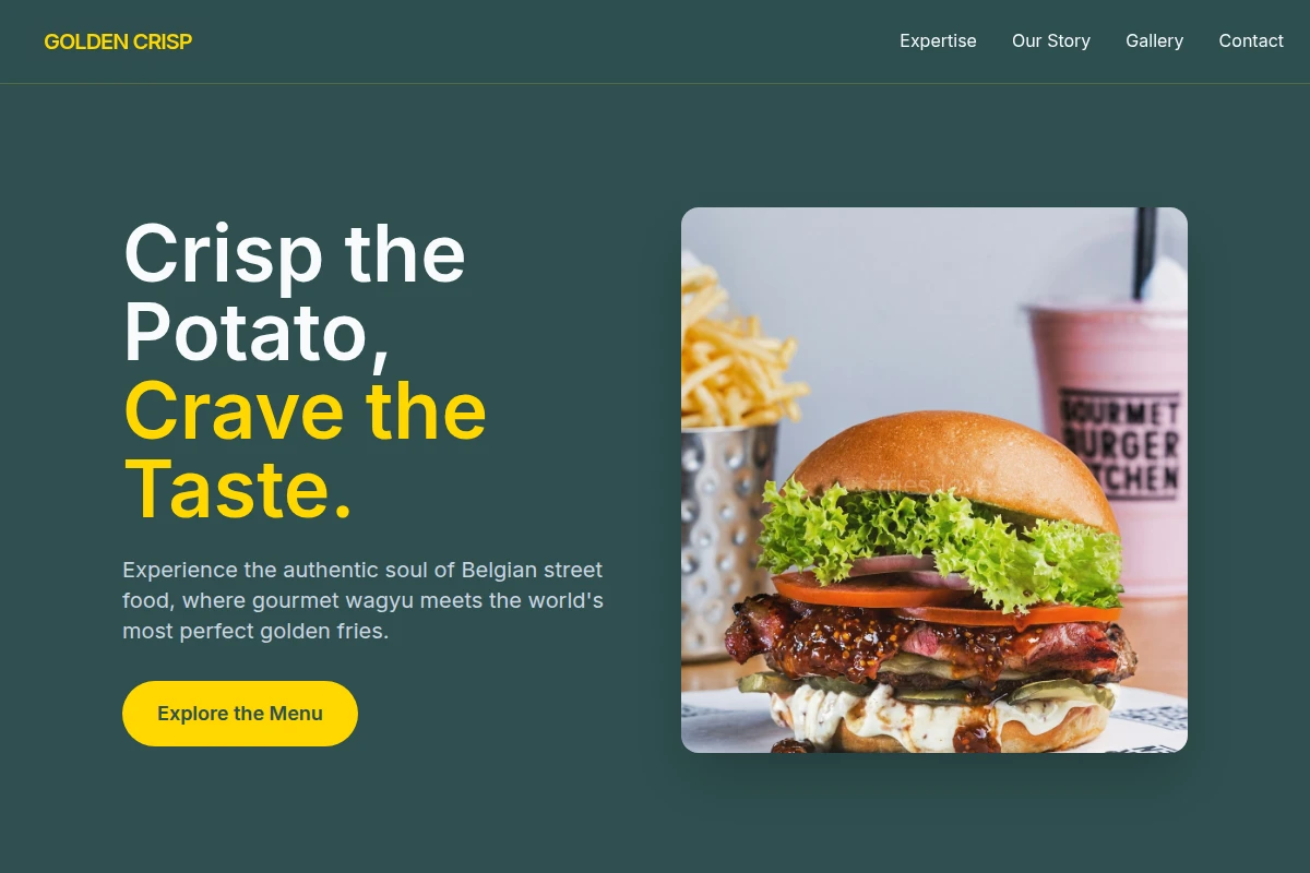 Belgian Style Burger