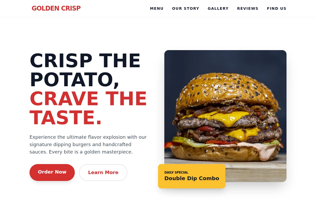 Dipping Burger