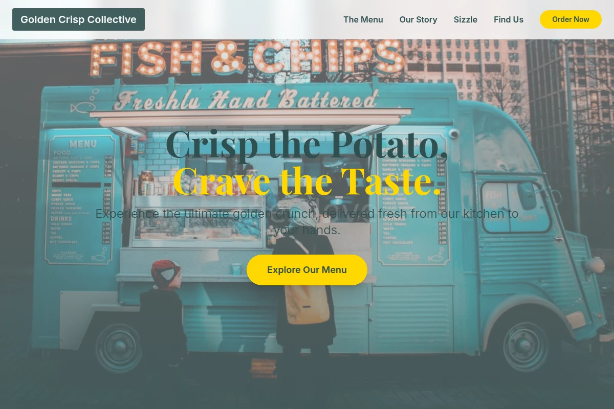 Premium Food Truck Website Design